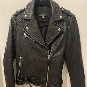 Mackage X Aritzia Pebbled Leather Jacket